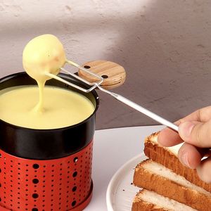 Nouvel ensemble de raclette miniatures personnalisées pour bougies chauffe-plat, plaque à fromage pliable pour barbecue, plateau de cuisson portable en métal pour usage domestique sur cuisinière - Product Image 3