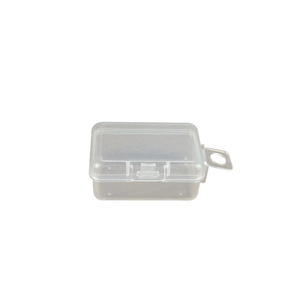 Q Mini Lock Transparent Plastic <b>Storage</b> <b>Box</b> 5x3.5x2.3cm Rectangular With Lid For <b>Small</b> Parts Screws Hardware - Product Image 5