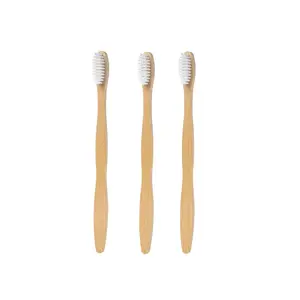 الصين الصانع ايكو مخصص القابلة للتحلل فرشاة أسنان مصنوعة من خشب الخيزران العلامة الخاصة