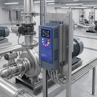 Convertisseur de fréquence VFD à commande vectorielle triphasée 220V 380V pour pompes, variateur de vitesse pour moteur AC 1-20HP
