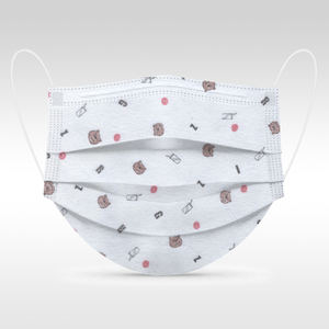 Personalizzato cartone animato bambini maschera monouso stampato 3ply maschera per il viso per i bambini - Product Image 2
