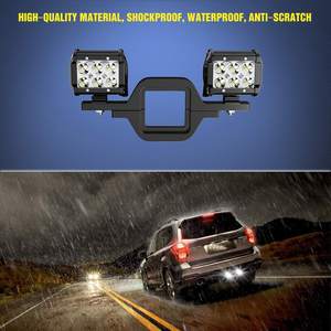 Support universel de phare antibrouillard à LED 4 ''12V pour voiture tout-terrain, remorque, <span class=keywords><strong>crochet</strong></span> <span class=keywords><strong>d</strong></span>'<span class=keywords><strong>attelage</strong></span> de remorquage, support de montage pour voiture - Product Image 5