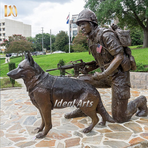 Statua dell'esercito della statua militare del bronzo della statua del soldato del bronzo a grandezza naturale all'aperto all'ingrosso della fabbrica - Product Image 6