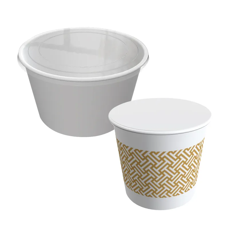 Hot Sale Custom Your Logo Factory Kraft, Salad Cups Disposable Takeaway Food Grade Materials Food Container/