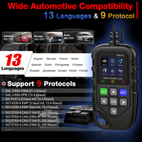 Herramienta de diagnóstico automático OBDII/EOBD YM119 12V, escáner lector de código OBD II eficiente