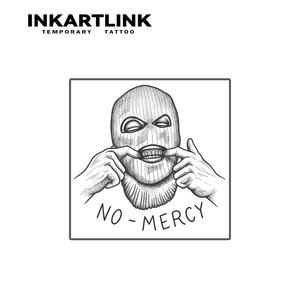 INKARTLINK Tatouage semi-permanent personnalisé réaliste Bandit masqué, art corporel, imperméable, longue durée 2 semaines, <span class=keywords><strong>encre</strong></span> <span class=keywords><strong>Jagua</strong></span> - Product Image 5