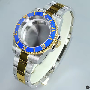 Boîtier de montre classique de luxe en acier inoxydable avec verre saphir et <span class=keywords><strong>lunette</strong></span> à 120 clics pour mouvement NH35/NH3 - Boîte incluse - Product Image 2