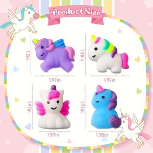 Đồ Chơi Mochi Hình Kỳ Lân Kawaii Đầy Màu Sắc Nhà Máy Đồ Chơi Giảm Căng Thẳng Đồ Chơi <span class=keywords><strong>Squishy</strong></span> Hình Kỳ Lân - Product Image 2
