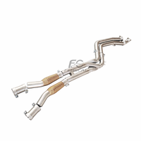 Échappement en acier inoxydable avec tuyau en Z et conception acoustique AFC pour BMW Mid Pipe G80 M3 M4 G82 S58, amélioration acoustique des tuyaux d'échappement du moteur