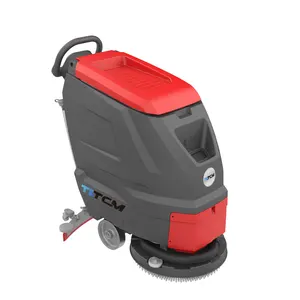 High Quality Industrial Wireless Power Manual Cordless Electronic Floor Scrubber Cleaning Drier Machine