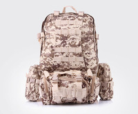 Sac à dos tactique de haute qualité 1000D imperméable à l'eau avec fermeture à glissière Capacité de 36 à 56L Conception multifonctionnelle de survie en plein air