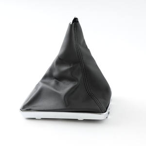 Housse anti-poussière pour levier de vitesse de voiture, pour Opel Astra, accessoire intérieur de tableau de bord en cuir noir, couleur unique - Product Image 2