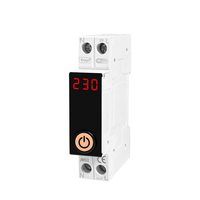 Disjoncteur intelligent en plastique pour rail DIN, interrupteur intelligent WiFi Tuya