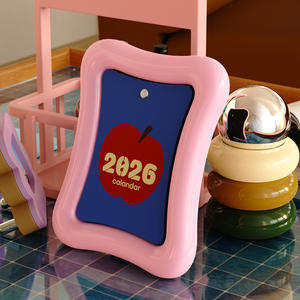 Calendario de escritorio Dopamine Trumpet, adorno organizador, calendario perpetuo mensual, para sala de estar, oficina pequeña, papelería, estilo nórdico, estilo Instagram - Product Image 3