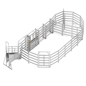 Thiết kế mới Vật liệu thép hàn mạ kẽm chăn nuôi cừu hàng rào tấm với cổng cho trang trại lĩnh vực - Product Image 1