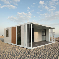 Maisons écologiques préfabriquées pliantes de 40 pieds sur 30 pieds, à deux étages, 2 ou 3 chambres, prêtes à être expédiées, villas modernes de luxe à vendre