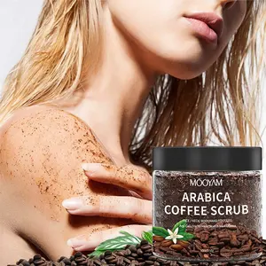 Private Label Beauty Herbal Face Body Scrub Cream Custom Dead Skin Removal Exfoliating Scalp Scrub Body Arabica Coffee Scrub