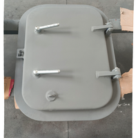 Porte étanche à une feuille en aluminium de haute qualité certifiée CCS pour une utilisation marine Porte étanche en ABS pour bateaux et navires