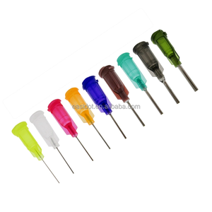 14G-34G 1/2インチルアーロック使い捨て針13mm長さ機械ノズル接着針ブラントエンドねじポート - Product Image 2