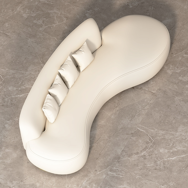 2.3-meter four-seater sofa (white)