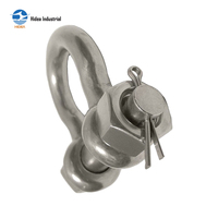 Manille d'arc en acier inoxydable HIDEA de qualité marine AISI 304 316 manille d'ancrage de boulon de sécurité américaine