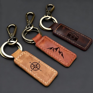 Wholesale Custom Metal Key Fobs | Fashion PU Leather Keychains with Car Logo for Corporate Events & Promotional Giveaways
