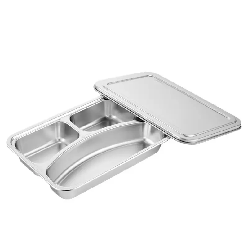 Large Stainless steel box with lid