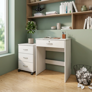 High Quality Wooden Office <b>Desk</b> Contemporary Design Commercial Furniture Malaysia Office Building 1307 SILVER - Product Image 3