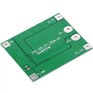Placa de protección para baterías de litio de 3 series con ecualización de 11.1V y 12.6V, protección contra sobrecarga, sobredescarga, cortocircuito y sobrecorriente. - Product Image 3