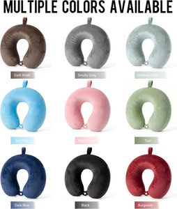 Almohada de Viaje de Espuma con Soporte Cervical en Forma de U para Automóvil, Portátil, Extraíble y Personalizable, Precio de Fábrica, para Avión - Product Image 1