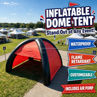 Tente araignée gonflable commerciale pour festivals en plein air, événements promotionnels, salons professionnels, publicité, avec pompe