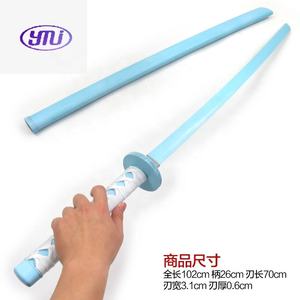 100CM Kaedehara <span class=keywords><strong>Kazuha</strong></span> ABS Inazuma Anime espada de madera <span class=keywords><strong>Cosplay</strong></span> Prop envolviendo relámpago - Product Image 6