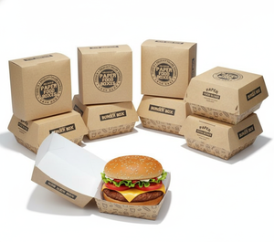 Wholesale Custom Food Boxes Burger Fries Combo Packaging Takeaway Container Manufacturer - Product Image 4