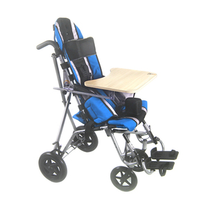 Carretilla para niños discapacitados Cuatriciclo para bebés Silla de ruedas manual para niños discapacitados Portátil y plegable - Product Image 3