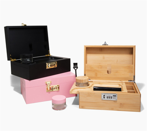Vassoio di bambù con coperchio più scomparti, scatola di stoccaggio di bloccaggio, accessori per l'organizzazione del tabacco - Product Image 6