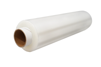 Magnetronbestendige PE voedselverpakking, hittebestendige huishoudfolie, zelfklevende transparante plastic verpakkingsfolie voor restjes en maaltijdvoorbereiding