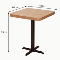 Meubles de restaurant modernes en panneaux de bois pour hôtel, centre commercial, café, tables et chaises de salle à manger