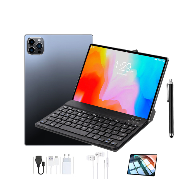 Personal Office Tablet Android 13 10.1 Inch 4gb+64gb Tablet PC With Phone Call WIFI Dual Sim Educational Tablet Pc Keyboard