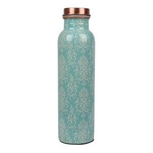 Botella de agua de cobre de diseño personalizado de calidad de exportación India para venta de exportación botella de agua de lujo - Product Image 4