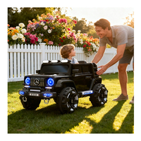 TOYSRUNNER MS-801 Voiture électrique pour enfants Quad 12V7Ah Batterie longue durée Lumière LED Halo Plastique 2-4 ans Cabine à sièges larges