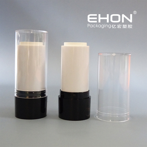 Round Empty Lipstick Tube Transparent Outer Cover Plastic Lip Balm Container Cosmetic Lipstick Packaging Tube Custom Logo - Product Image 4