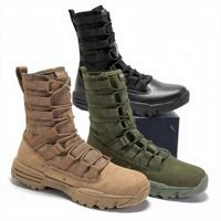 Botte tactique pour hommes, imperméable, à bout en acier, botte de sécurité, botte de randonnée tactique, imperméable, botte de combat tactique, botte de travail de sécurité pour hommes