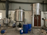 Chaudière à vapeur industrielle à double enveloppe de 1000 L avec pression de 2 MPa pour la transformation de sauces, de sirops et de pâtes
