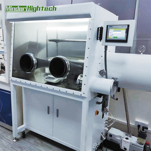 Boîte à gants sous vide à chambre simple <span class=keywords><strong>ou</strong></span> double H2O&O2< 1ppm avec système de purification à gaz sec et microscope - Product Image 3