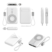 Batterie externe portable ultra-mince de haute qualité 10000 mAh avec support et aimant pour iPhone 17