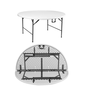 <span class=keywords><strong>Mesa</strong></span> Plegable <span class=keywords><strong>Redonda</strong></span> ZDZ-10 de Varios Tamaños (4 pies, 5 pies, 6 pies) Ideal para Restaurantes, Servicios de Catering y Alquiler - Product Image 3