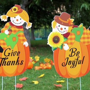 Letrero Navideño para Jardín, Decoración de Patio Exterior con Espantapájaros, Material PP, Corte Personalizado, Color Personalizado - Product Image 6