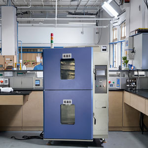 दो-बॉक्स टोकरी प्रकार थर्मल शॉक परीक्षण कक्ष ठंडे गर्म शॉक परीक्षण कक्ष के लिए सदमे के साथ गर्म ठंडा साइकलिंग परीक्षण कक्ष - Product Image 2