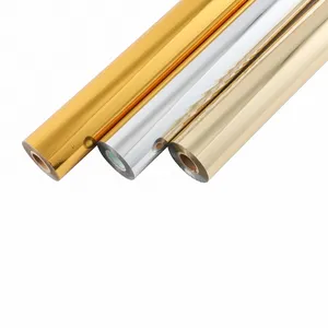 Vendita in fabbrica campione gratuito colori metallici kurz oro 220 foglio di trasferimento di calore a caldo per plastica ABS PP