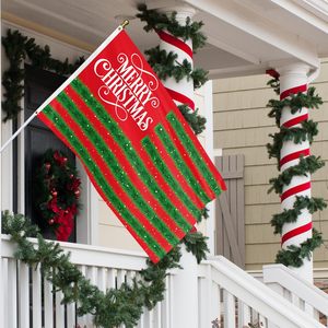 2024 Tùy Chỉnh Giáng Sinh Vui Vẻ Biểu Ngữ Cờ Treo Vải Ngoài Trời 100% Polyester Chống Nhăn Cờ Cho Các Sự Kiện Bên Trang Trí Nội Thất - Product Image 2